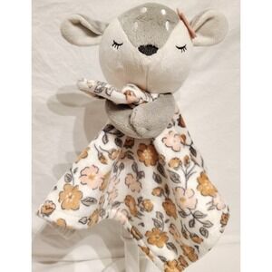 Gerber Modern Moments Baby Pink Deer Fawn Security Blanket Lovey Soft 12X12